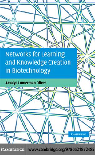 خرید و دانلود نسخه کامل کتاب Networks for learning and knowledge creation in biotechnology_68ce75bb941c0.jpeg خرید و دانلود نسخه کامل کتاب Networks for learning and knowledge creation in biotechnology