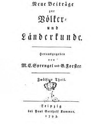 خرید و دانلود نسخه کامل کتاب Neue Beiträge zur Völker- und Länderkunde