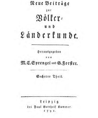خرید و دانلود نسخه کامل کتاب Neue Beiträge zur Völker- und Länderkunde