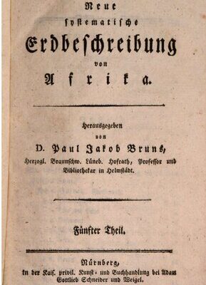 خرید و دانلود نسخه کامل کتاب Neue systematische Erdbeschreibung von Afrika