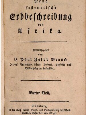 خرید و دانلود نسخه کامل کتاب Neue systematische Erdbeschreibung von Afrika