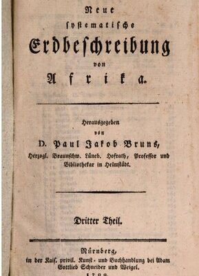 خرید و دانلود نسخه کامل کتاب Neue systematische Erdbeschreibung von Afrika