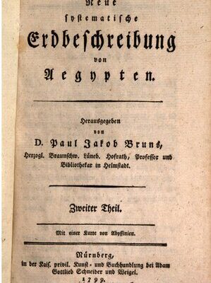 خرید و دانلود نسخه کامل کتاب Neue systematische Erdbeschreibung von Ägypten
