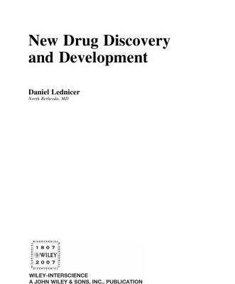 خرید و دانلود نسخه کامل کتاب New Drug Discovery and Development