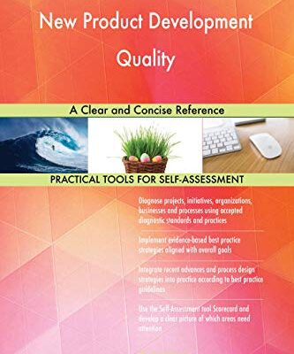 خرید و دانلود نسخه کامل کتاب New Product Development Quality A Clear and Concise Reference – + Pdf