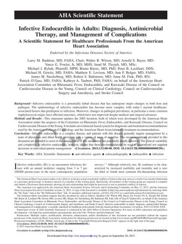 خرید و دانلود نسخه کامل کتاب Nfective Endocarditis in Adults: Diagnosis, Antimicrobial Therapy, and Management of Complications A Scientific Statement for Healthcare Professionals From the American Heart Association_68baa53782ff8.jpeg خرید و دانلود نسخه کامل کتاب Nfective Endocarditis in Adults: Diagnosis, Antimicrobial Therapy, and Management of Complications A Scientific Statement for Healthcare Professionals From the American Heart Association