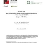 خرید و دانلود نسخه کامل کتاب Nivel socioeconómico, tipo de escuela y resultados educativos en el Perú: el caso de PISA 2012. Informe Final