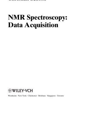 خرید و دانلود نسخه کامل کتاب NMR Spectroscopy: Data Acquisition