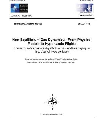 خرید و دانلود نسخه کامل کتاب Non-Equilibrium Gas Dynamics – From Physical Models to Hypersonic Flights