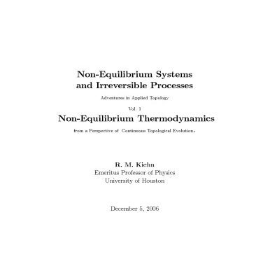 خرید و دانلود نسخه کامل کتاب Non-equilibrium systems and irreversible processes: adventures in applied topology