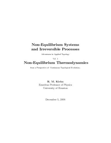 خرید و دانلود نسخه کامل کتاب Non-equilibrium systems and irreversible processes: adventures in applied topology_68bec36d62eae.jpeg خرید و دانلود نسخه کامل کتاب Non-equilibrium systems and irreversible processes: adventures in applied topology