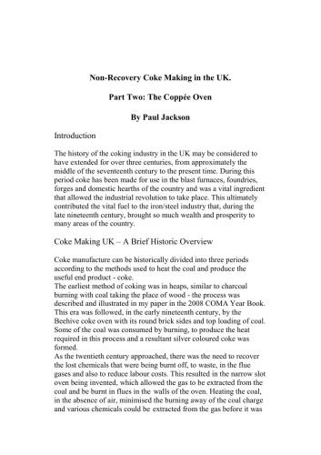 خرید و دانلود نسخه کامل کتاب Non-Recovery Coke Making in the UK. Part Two: The Coppée Oven_68d4ce3a764c2.jpeg خرید و دانلود نسخه کامل کتاب Non-Recovery Coke Making in the UK. Part Two: The Coppée Oven