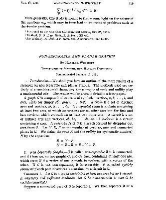 خرید و دانلود نسخه کامل کتاب Non-Separable and Planar Graphs