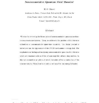 خرید و دانلود نسخه کامل کتاب Noncommutative quantum field theories