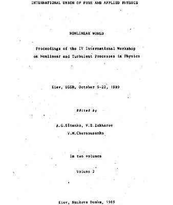 خرید و دانلود نسخه کامل کتاب Nonlinear and turbulent processes in physics