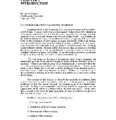 خرید و دانلود نسخه کامل کتاب Nonlinear Finite Elements for Continua and Structures