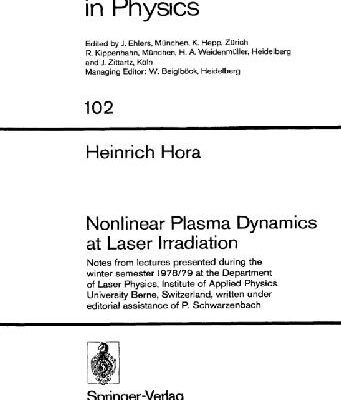 خرید و دانلود نسخه کامل کتاب Nonlinear Plasma Dynamics at Laser Irradiation