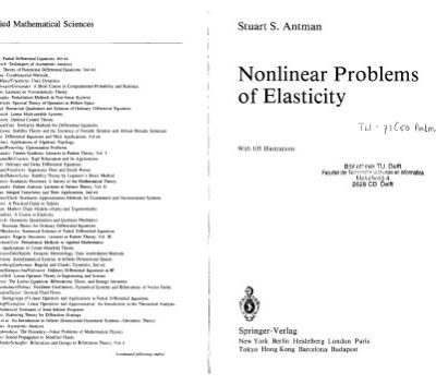 خرید و دانلود نسخه کامل کتاب Nonlinear Problems of Elasticity