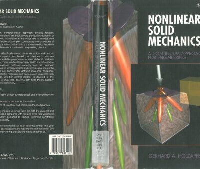 خرید و دانلود نسخه کامل کتاب Nonlinear Solid Mechanics, A Continuum Approach for Engineering