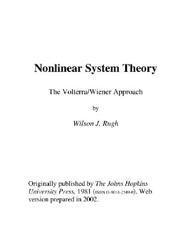 خرید و دانلود نسخه کامل کتاب Nonlinear system theory: the Volterra-Wiener approach_68bde319985ac.jpeg خرید و دانلود نسخه کامل کتاب Nonlinear system theory: the Volterra-Wiener approach