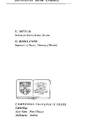 خرید و دانلود نسخه کامل کتاب Nonlinear waves, solitons, and chaos