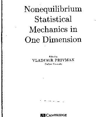 خرید و دانلود نسخه کامل کتاب nonquiliblium statistical mechanics in one dymention