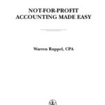 خرید و دانلود نسخه کامل کتاب Not-for-Profit Accounting Made Easy