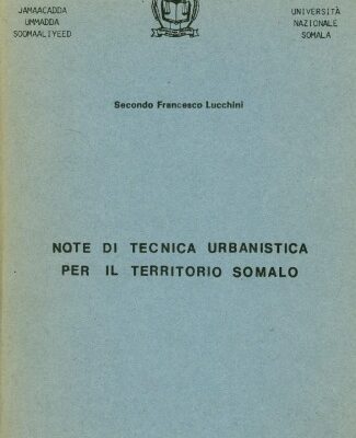 خرید و دانلود نسخه کامل کتاب Note di tecnica urbanistica per il territorio somalo