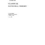 خرید و دانلود نسخه کامل کتاب Notes on classical potential theory
