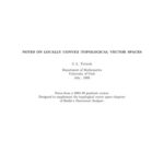 خرید و دانلود نسخه کامل کتاب Notes on Locally Convex Topological Vector Spaces