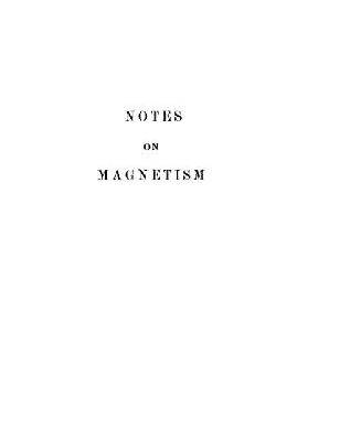 خرید و دانلود نسخه کامل کتاب Notes on Magnetism