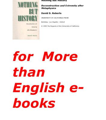 خرید و دانلود نسخه کامل کتاب Nothing But History: Reconstruction and Extremity after Metaphysics