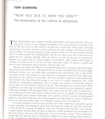 خرید و دانلود نسخه کامل کتاب Now you see it, now you don’t: The temporality of the cinema of attractions