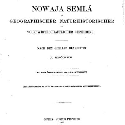 خرید و دانلود نسخه کامل کتاب Nowaja Semlä in geographischer, naturhistorischer und volkswirthschaftlicher Beziehung