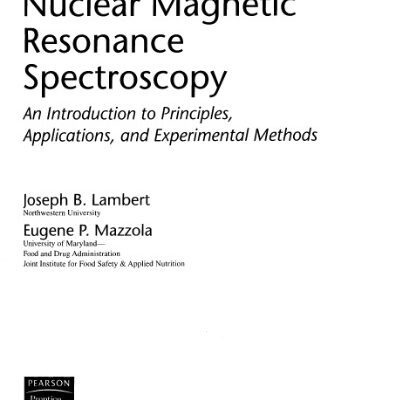 خرید و دانلود نسخه کامل کتاب Nuclear magnetic resonance spectroscopy