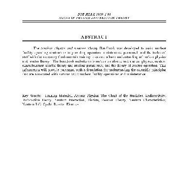 خرید و دانلود نسخه کامل کتاب Nuclear Physics and Reactor Theory. Module 1. Atomic and Nuclear Physics