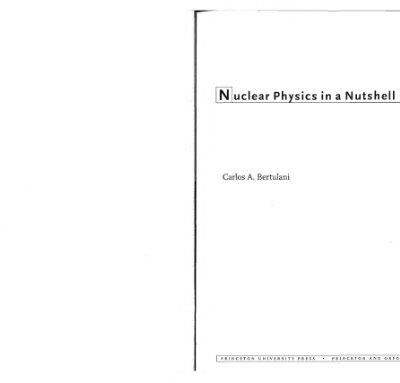 خرید و دانلود نسخه کامل کتاب Nuclear physics in a Nutshell