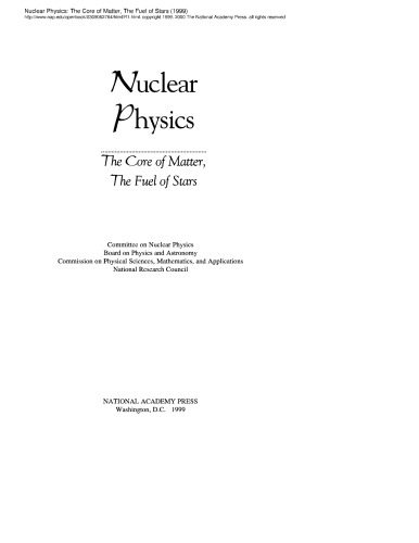 خرید و دانلود نسخه کامل کتاب Nuclear physics: the core of matter, the fuel of stars_68bdb88ae3f40.jpeg خرید و دانلود نسخه کامل کتاب Nuclear physics: the core of matter, the fuel of stars