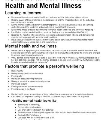 خرید و دانلود نسخه کامل کتاب NUM2307 Mental Health and Well being in Clinical Practice
