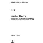 خرید و دانلود نسخه کامل کتاب Number Theory: Proceedings of the 4th Matscience Conference held at Otacamund, India, January 5-10, 1984