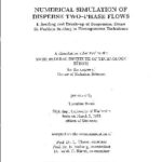 خرید و دانلود نسخه کامل کتاب Numerical Simulation of Disperse Two-phase Flows
