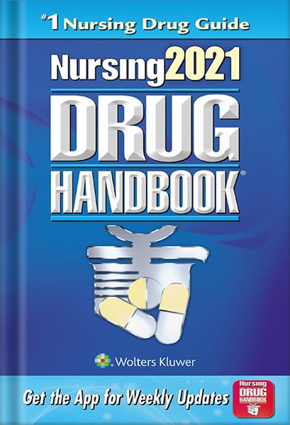 خرید و دانلود نسخه کامل کتاب Nursing2021 Drug Handbook (Nursing Drug Handbook) 41st Edition by Lippincott Williams & Wilkins_68c11e2849315.jpeg خرید و دانلود نسخه کامل کتاب Nursing2021 Drug Handbook (Nursing Drug Handbook) 41st Edition by Lippincott Williams & Wilkins
