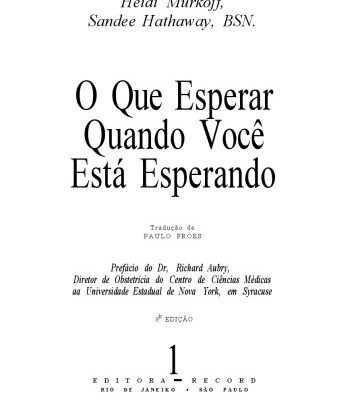خرید و دانلود نسخه کامل کتاب O que esperar quando você está esperando