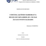 خرید و دانلود نسخه کامل کتاب O SISTEMA AQUÍFERO BARREIRAS NA ﻿ REGIÃO DE PARNAMIRIM, RN: USO DAS ﻿ÁGUAS E POTENCIALIDADES