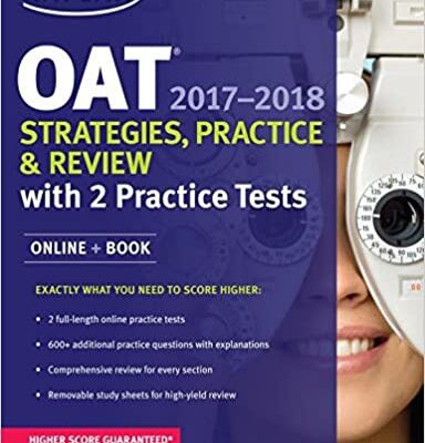 خرید و دانلود نسخه کامل کتاب OAT 2017-2018 Strategies, Practice & Review with 2 Practice Tests –  +  Pdf