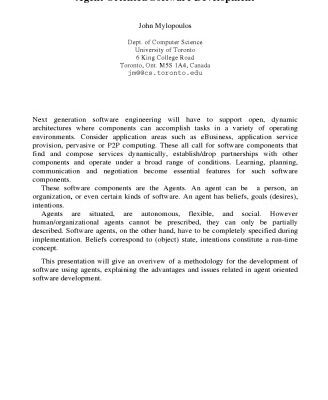 خرید و دانلود نسخه کامل کتاب Object-Oriented Information Systems: 9th INternational Conference, OOIS 2003, Geneva, Switzerland, September 2003. Proceedings