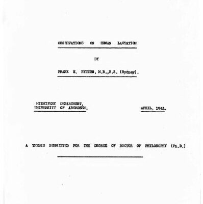 خرید و دانلود نسخه کامل کتاب Observations on Human Lactation