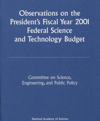 خرید و دانلود نسخه کامل کتاب Observations on the President’s Fiscal Year 2001 Federal Science and Technology Budget (Compass Series)