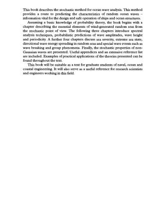 خرید و دانلود نسخه کامل کتاب Ocean Waves: The Stochastic Approach (Cambridge Ocean Technology Series)