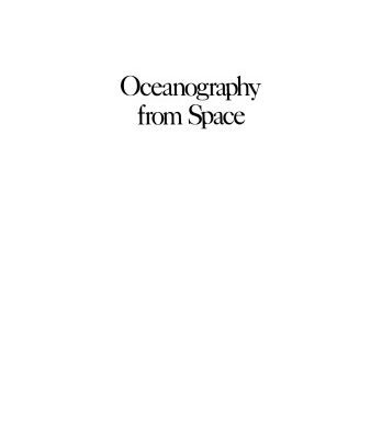 خرید و دانلود نسخه کامل کتاب Oceanography from Space